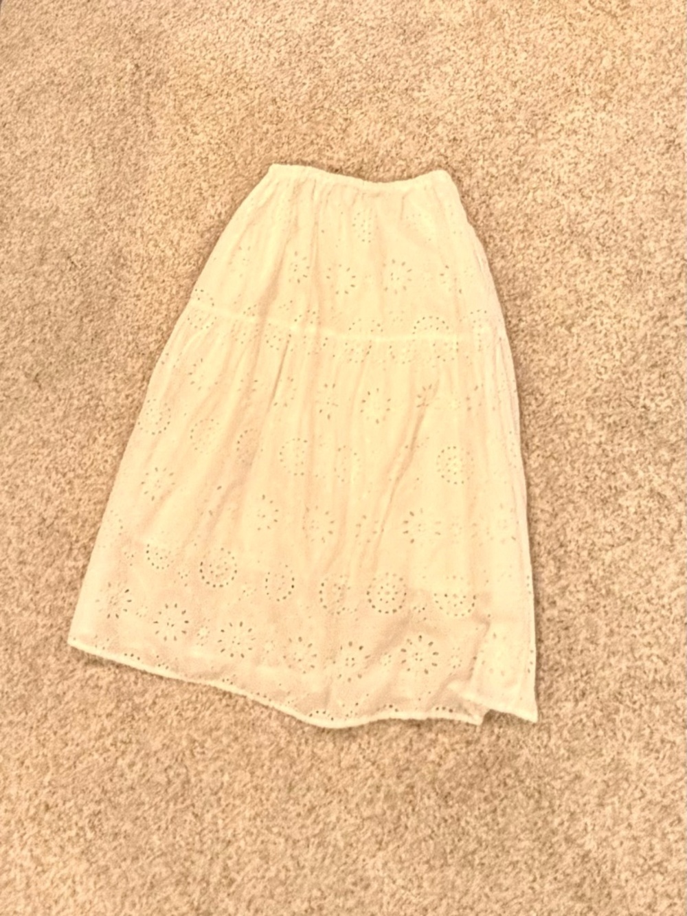Eyelet Skirt